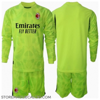 AC Milan Portiere Maglia Gara Terza Repliche 2024-25 Bambino Maniche Lunghe